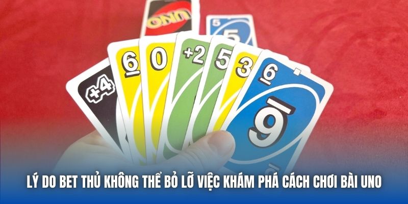 Lý do bet thủ không thể bỏ lỡ việc khám phá cách chơi bài Uno